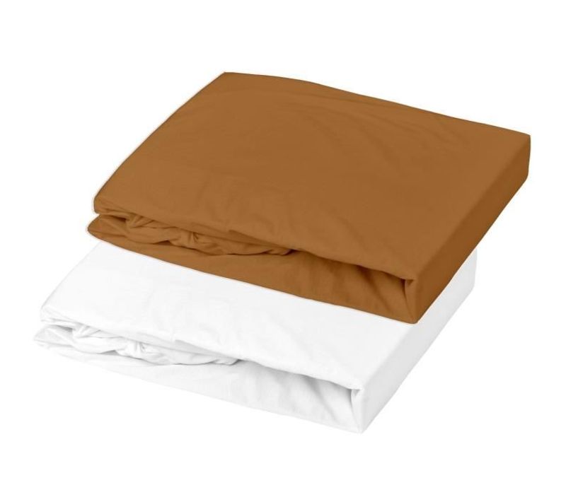 Alese Polyuréthane + Drap Housse - 60x120 Cm - Caramel
