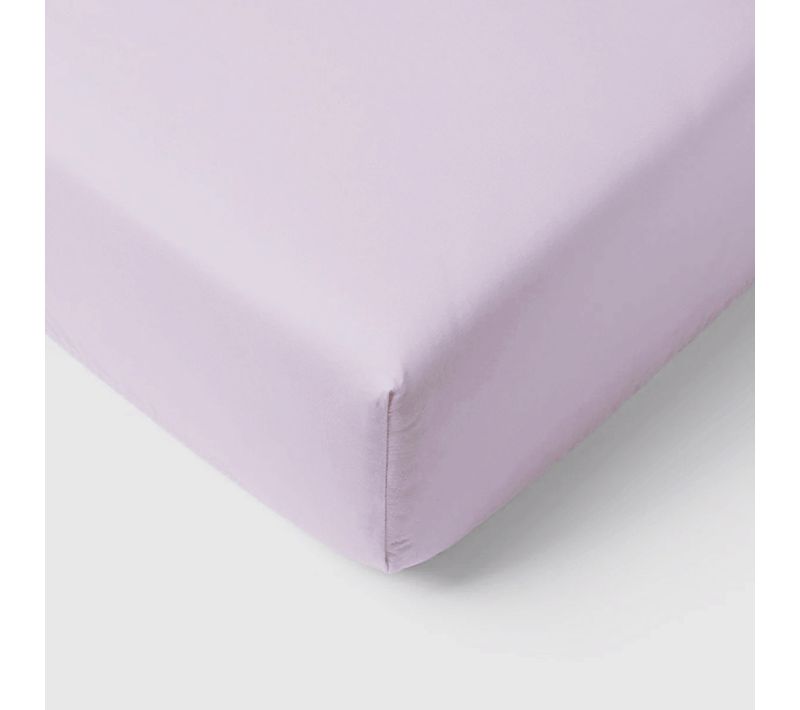 Drap-housse Jersey Bébé 100% Coton - 60x120x15 Cm - Rose