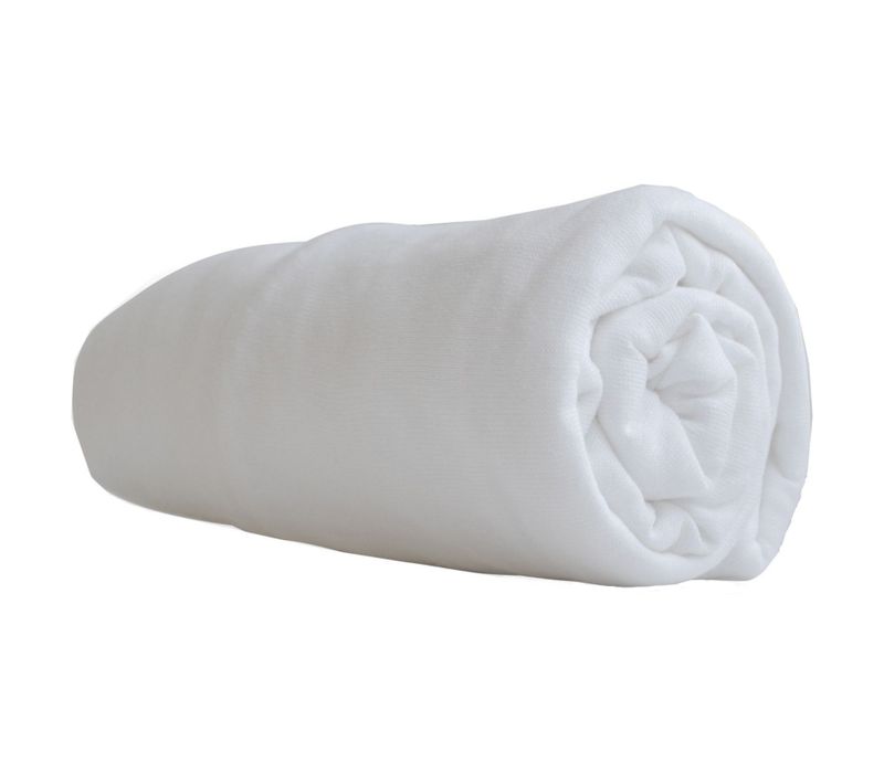 Drap Housse Et Protège Matelas Bébé Alèse Imperméable Tout En Un - 50x100 Cm - Blanc