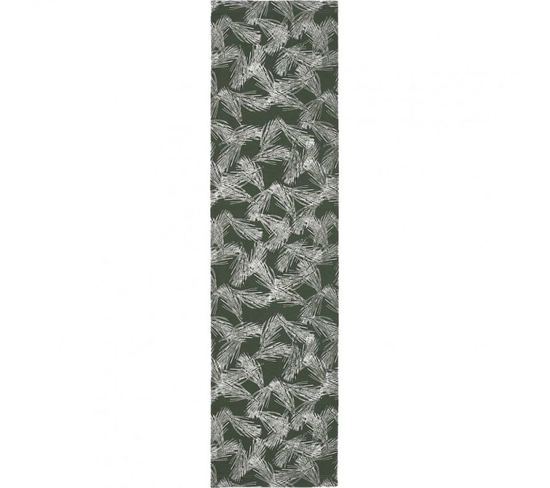 Toile De Chilienne Jardin Motif D'aiguilles Pin Vert - Ludivine 4246