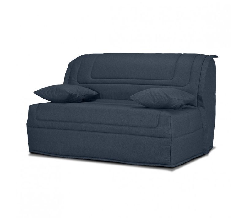 Banquette Lit BZ 140x190 Cm Tissu Gris Foncé Et Matelas 12 Cm – Buzzy