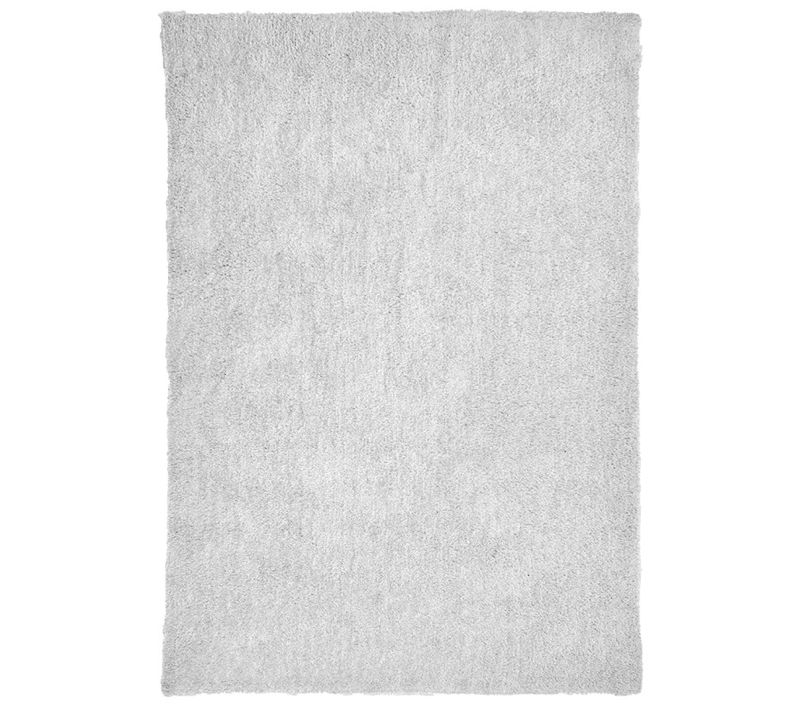 Tapis 140 X 200 Cm Shaggy à Poils Courts Doux Blanc – Cosmos