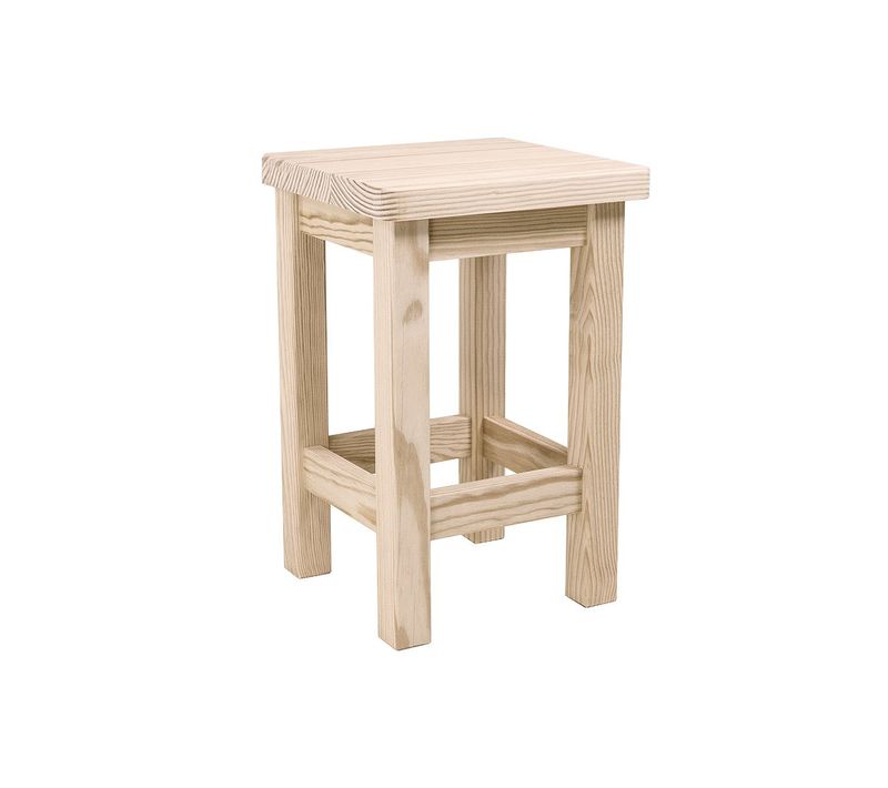 Tabouret En Bois Droit