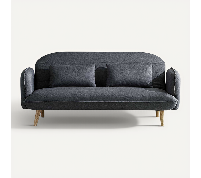 Sotchi Gris - Canapé Convertible Scandinave - 3 Places