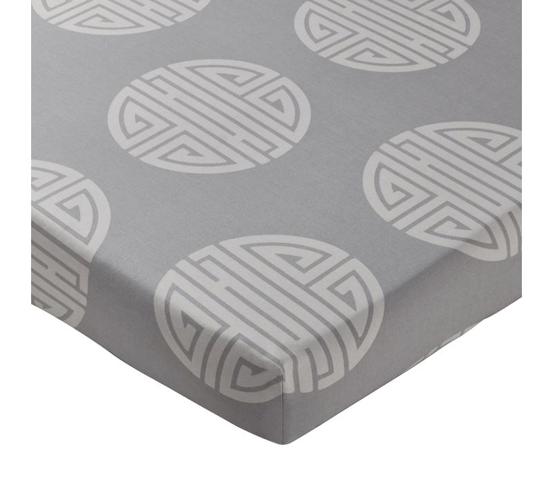 Drap-housse 160x200x28 Gris Anthracite En Coton