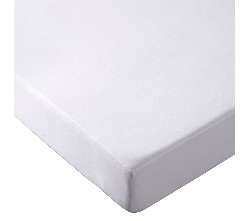 Protège Matelas 160x200 Blanc En Coton