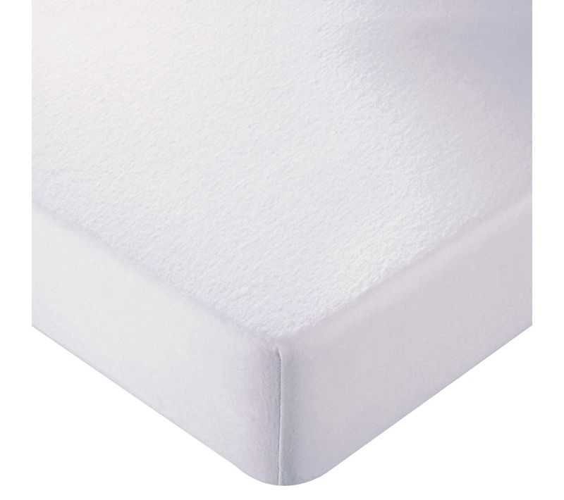 Protège Matelas 140x190 Blanc En Coton