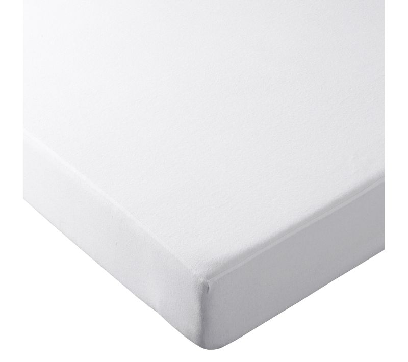 Protège Matelas 80x200 Blanc En Coton