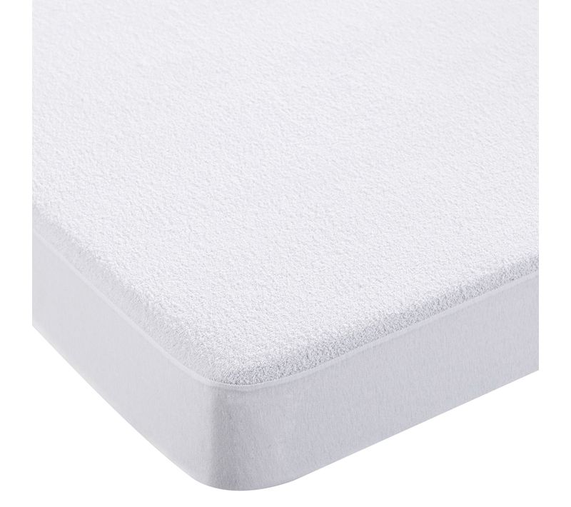 Protège Matelas 180x200 Blanc En Coton