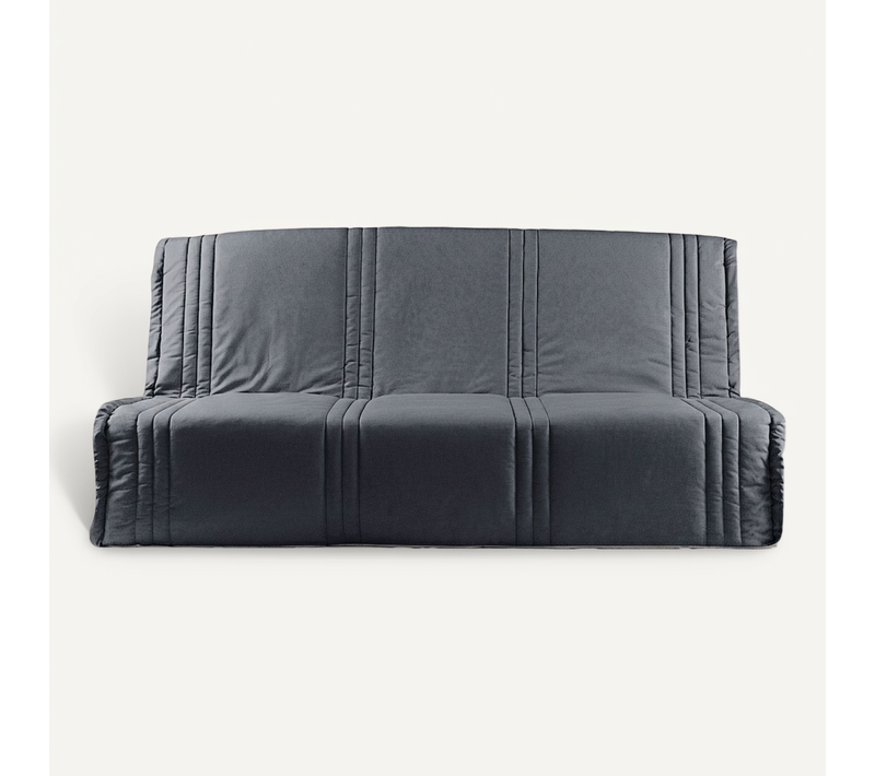 Housse BZ 2 Places Gris En Coton