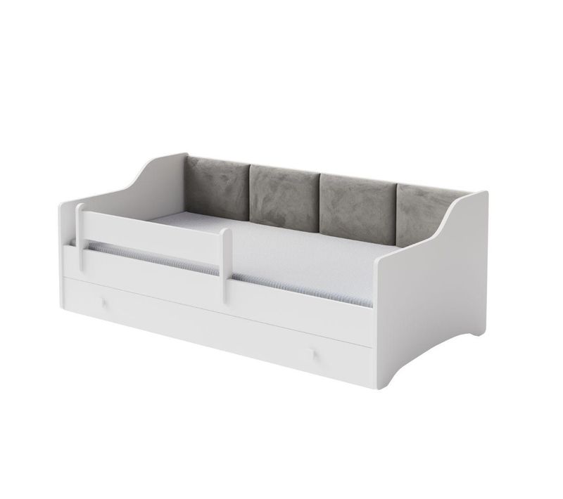 Lit Enfant Paul 160x80 Cm Gris