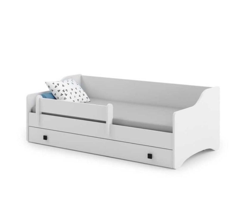 Lit Jeunesse 180x80 Cm Blanc