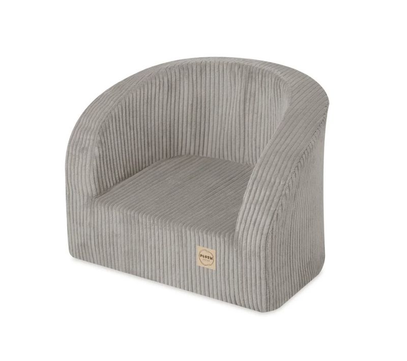 Siège En Velours Côtelé Beige