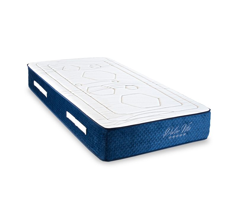 Matelas Dolce Vita 90x190 Cm - Ressorts + Mémoire - ép. 28 Cm