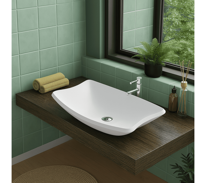Morea - Vasque Rectangulaire à Poser
