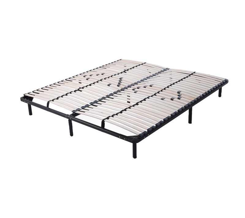 Sommier Résistant à Lattes Réglables + Pieds Inclus 180x200 Cm