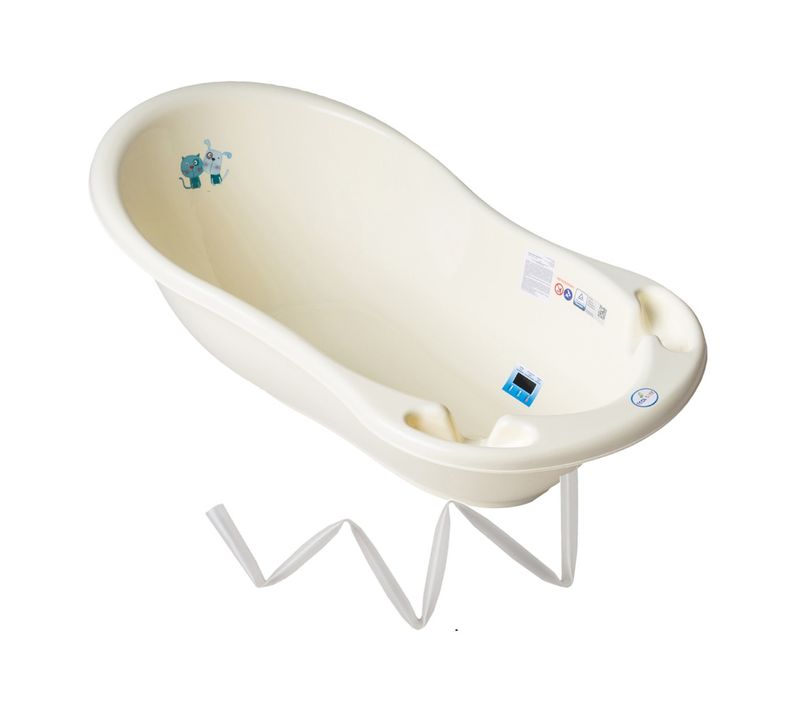 Baignoire Bébé Thermomètre Jaune Dog And Cat 86 Cm + Tuyau