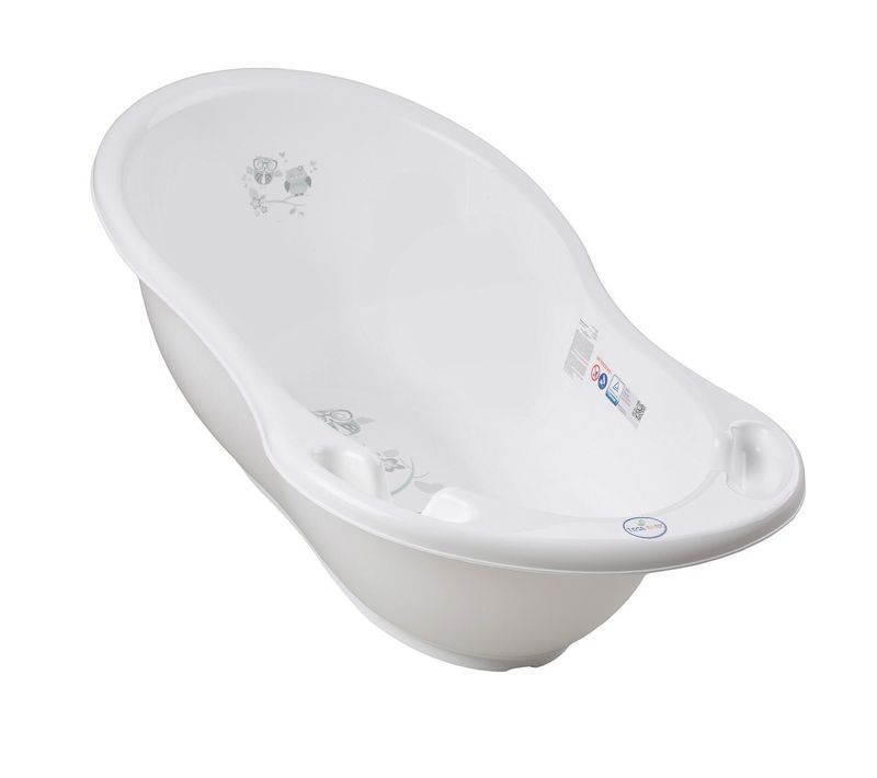 Baignoire Bébé Thermomètre Blanc Owls 102 Cm + Tuyau