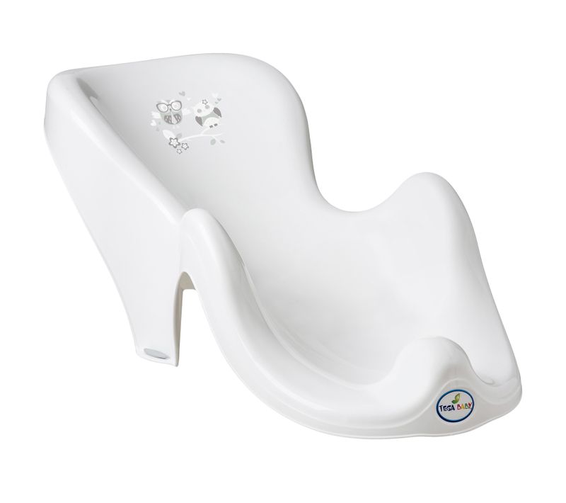Fauteuil Transat De Bain Bébé Plastique Rigide Blanc Owls