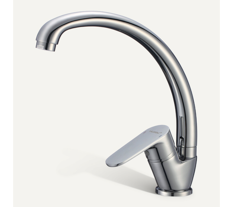 Mitigeur Évier De Cuisine Bec Haut Orientable Nero
