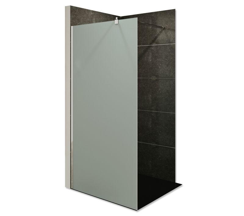 Paroi De Douche Italienne 100x200 Cm Verre Opaque 10 Mm Roma