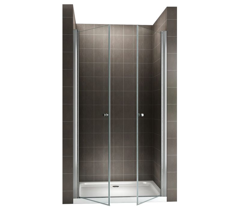 Porte De Douche H180 X L.72 à 76 Cm Verre Transparent - Gina