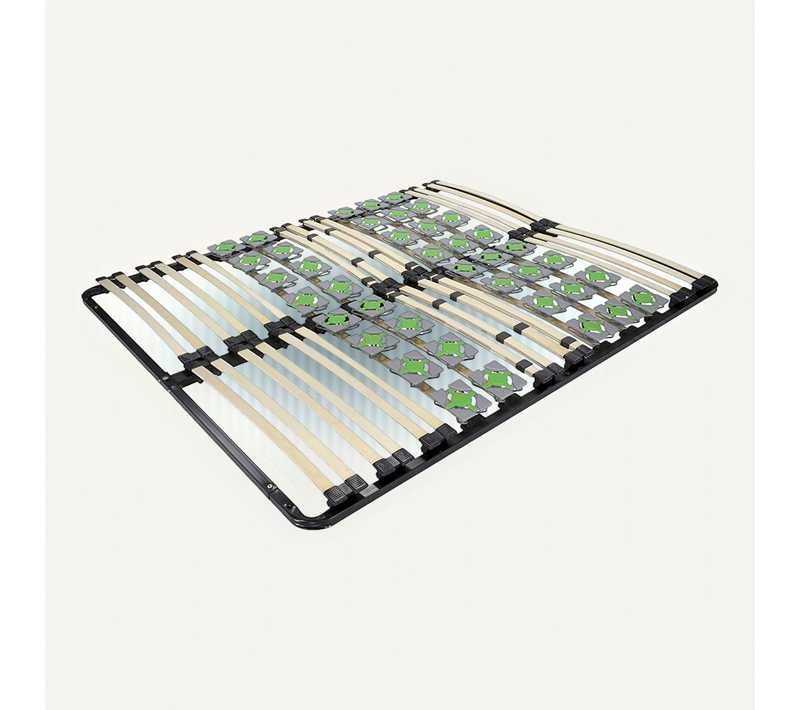 Ergo Sommier À Lattes Ergonomique Avec Plots Supports Articulés 140x200 Cm