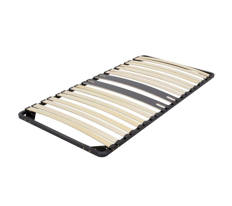 Cama Sommier Ergonomique à Lattes Avec Zone Lombaire Renforcée 90x200 Cm