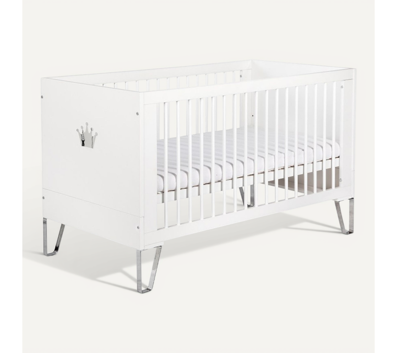 Blanka Lit Bébé évolutif Convertible En Lit Enfant 140x70 Blanc
