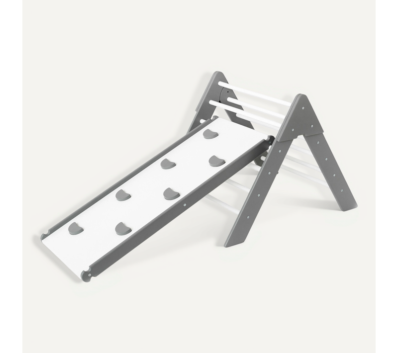 Eva Triangle De Motricité Pikler Pour Enfants Montessori Gris