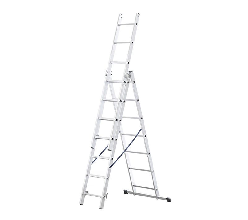 Lad Echelle Transformable En Aluminium 3 Plans 7 Marches