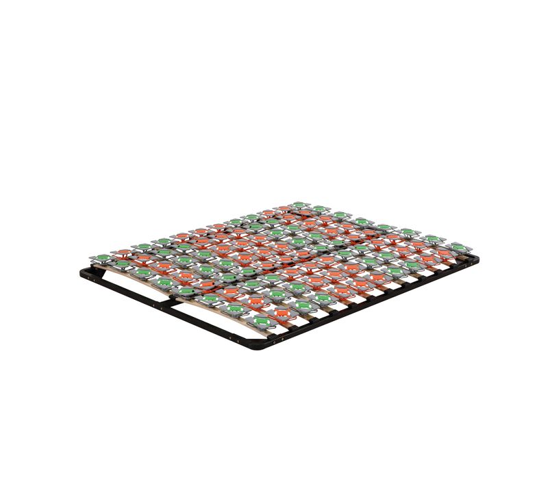 Kept Sommier à Lattes Ergonomique Avec Plots De Soutien 160x200 Cm Sans Pieds