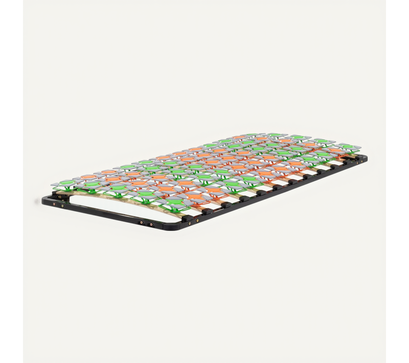 Kept Sommier Ergonomique À Lattes Et Plots De Soutien 80x200 Cm Sans Pieds