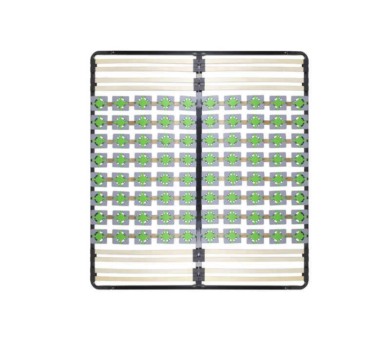 Casi Sommier À Lattes Avec Plots De Soutien 240 Kg 180x200 Cm Sans Pieds