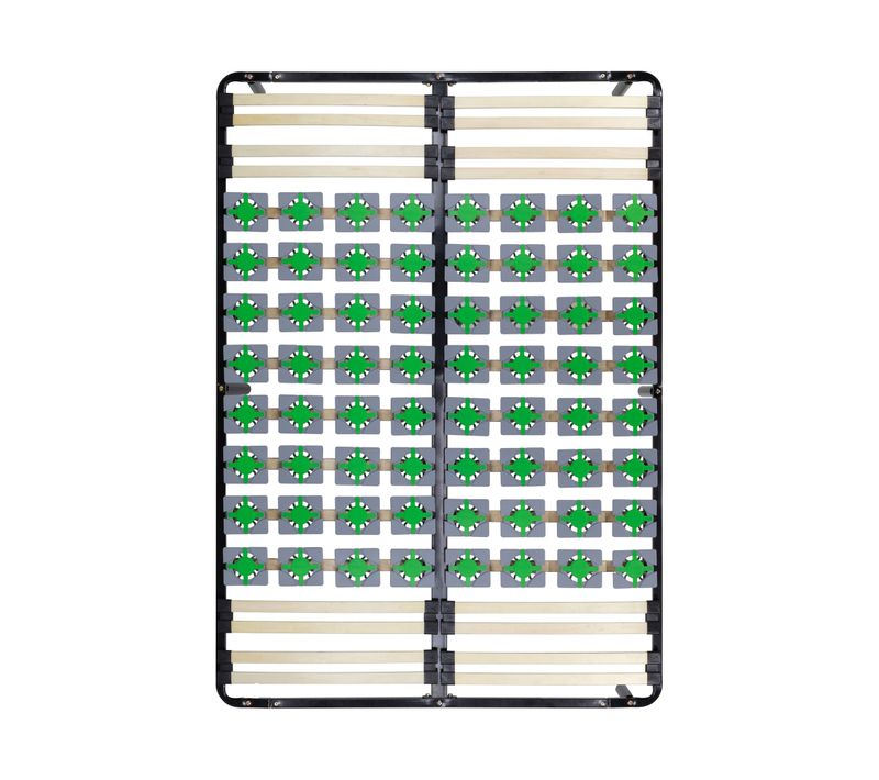 Casi Sommier À Lattes Avec Plots De Soutien 240 Kg 160x200 Cm Avec Pieds