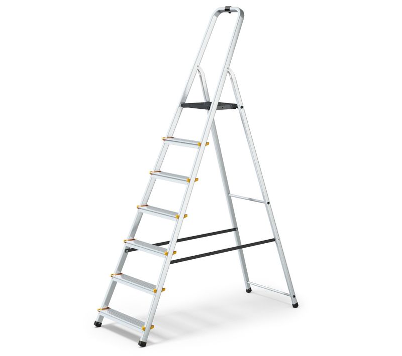 Mowa Escabeau Professionnel En Aluminium 7 Marches
