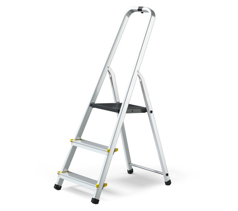 Mowa Escabeau Professionnel En Aluminium 3 Marches