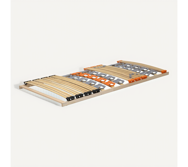 Nam Sommier À Lattes Avec Plots De Soutien 7 Zones De Confort 120x200 Cm