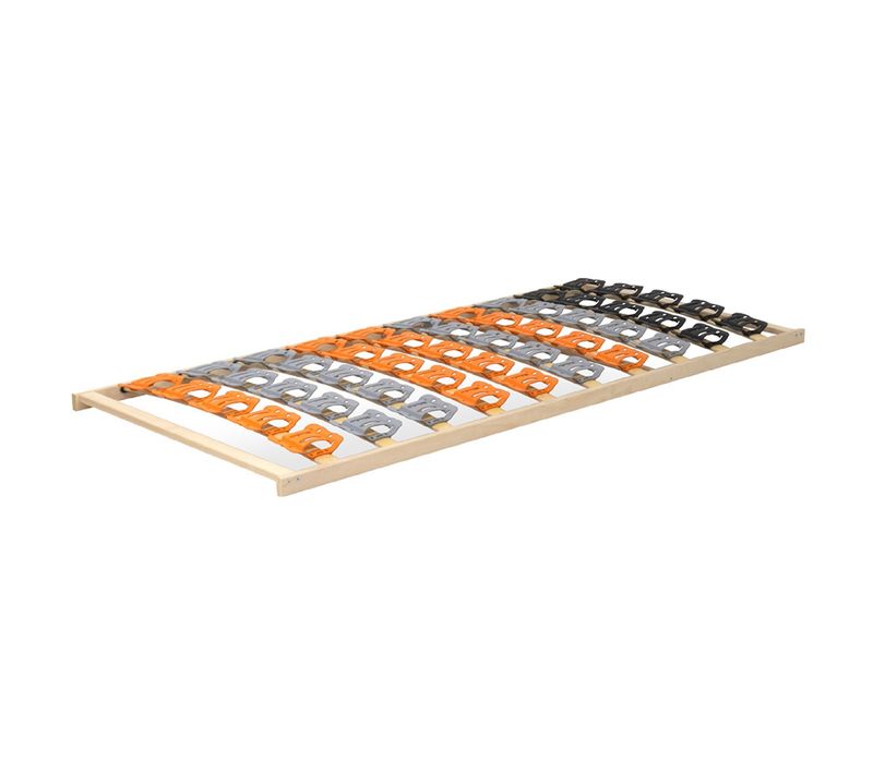 Doy Sommier à Lattes Ergonomique Cadre En Bois Avec Plots De Soutien 120x200 Cm