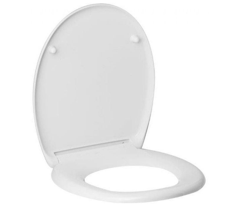 Haby Abattant Wc Duroplast Déclipsable Avec Frein De Chute Blanc