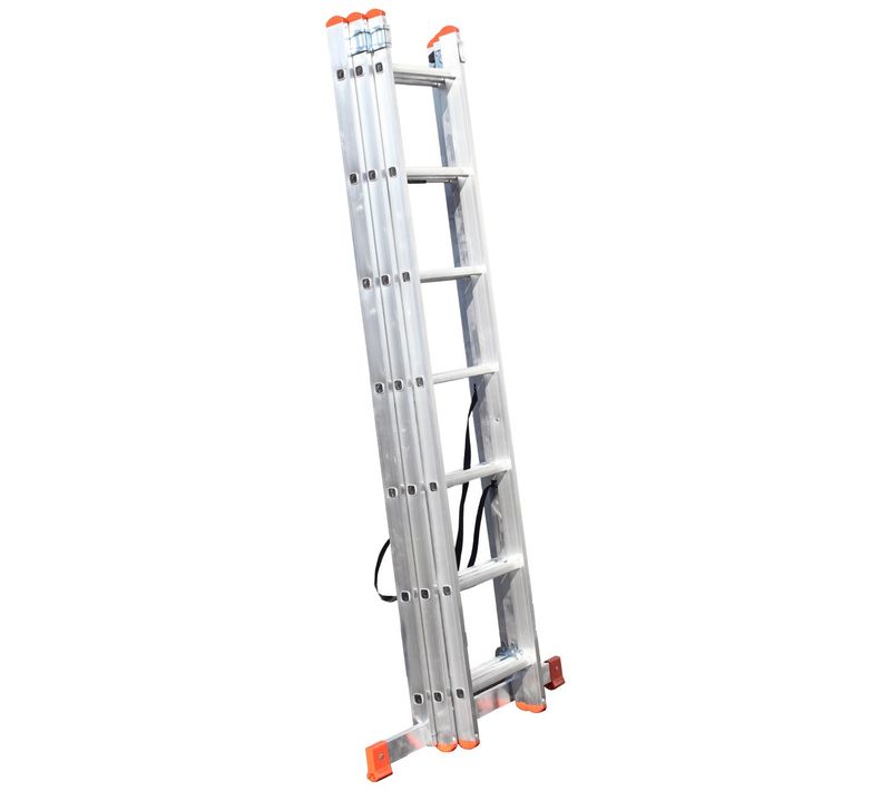 Xtra échelle Transformable En Aluminium 3 Plans 150 Kg 7 Marches