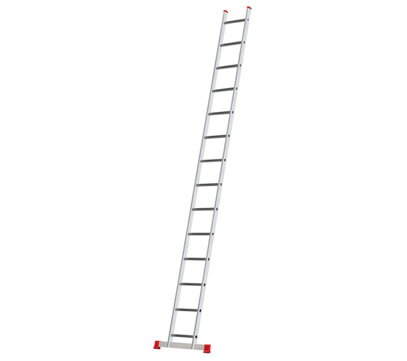 Xtra échelle Simple En Aluminium Antidérapante 150 Kg 14 Marches