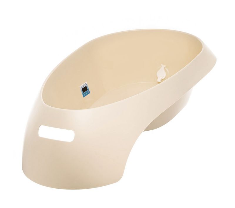 Teggi Baignoire Bébé Avec Thermomètre Intégré Beige
