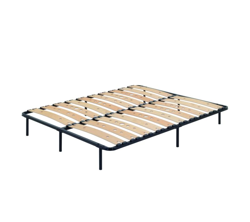 Austen Sommier Ergonomique à Lattes Larges Et Flexibles En Bois De Bouleau 180x200 Cm Avec Pieds