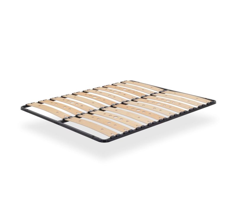 Austen Sommier Ergonomique à Lattes Larges Et Flexibles En Bois De Bouleau 140x200 Cm Sans Pieds