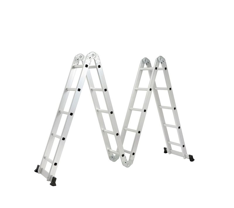 Lift échelle Modulable Aluminium 4 Pans Multifonction 5 Marches