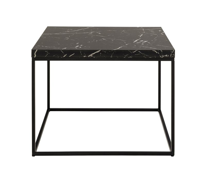 Alamosa - Table Basse - Effet Marbre Noir - 60 Cm