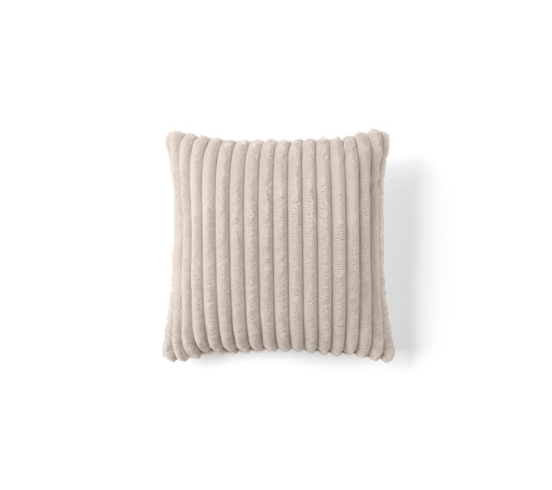 Garance - Coussin - En Velours Côtelé Grosses Côtes - 40x40 Cm