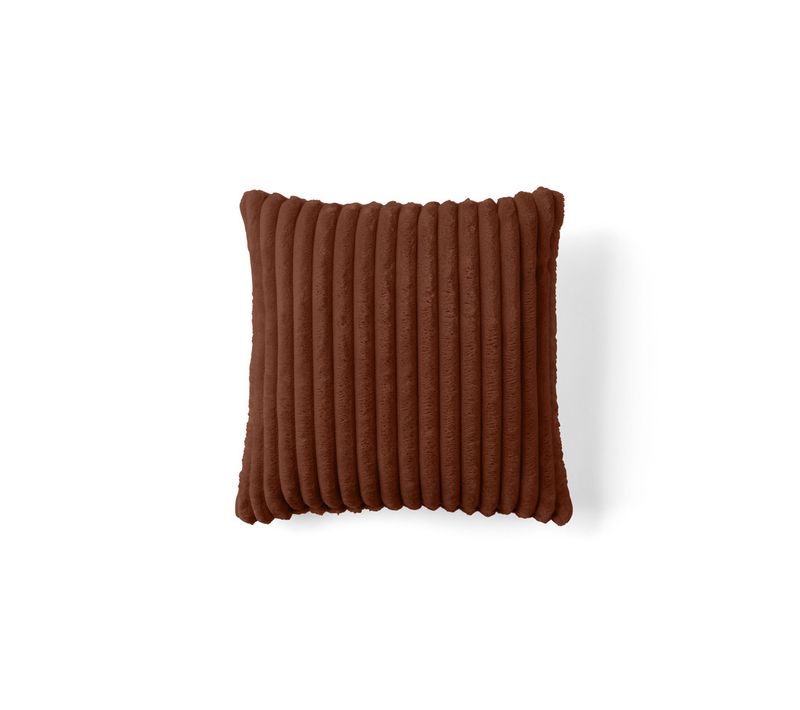 Garance - Coussin - En Velours Côtelé Grosses Côtes - 40x40 Cm