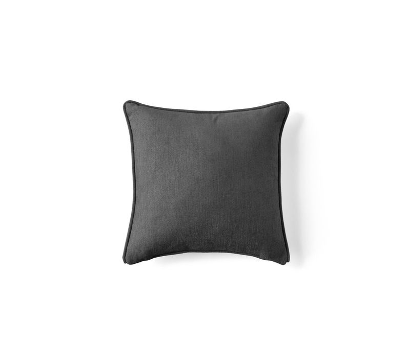 Coussin En Tissu Gris Foncé 40 X 40 Cm